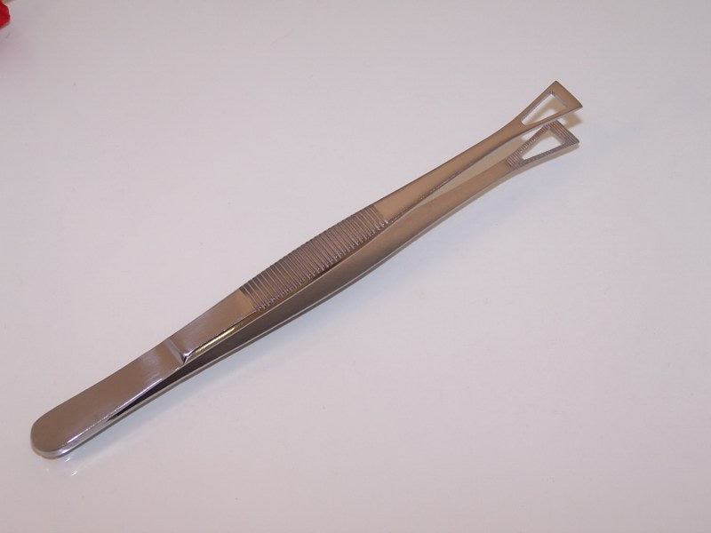 Pennington Tip Tweezer 6"- Stainless Steel [12 Pcs Box]